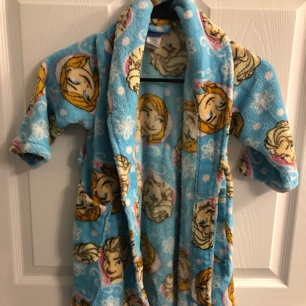Kids frozen bathrobe size 4T